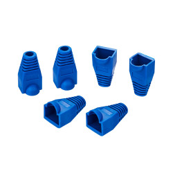RJ45 Boot End Cap Blue for Cat5 Cat5e Cat6 Ethernet Cable Modular Plug Lot