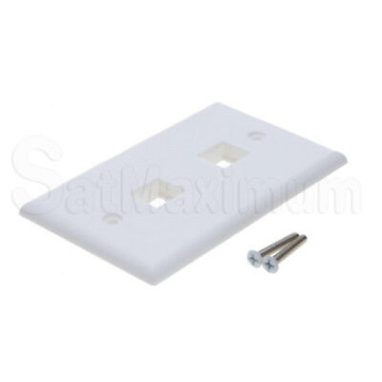 WALLPLATE RJ-45 for KEYSTONE Jack 1 Port 2 Port 3 Port 4 Port 6 Port - LOT