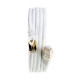 Cat7 S/FTP Ethernet Cable High Speed RJ-45 LAN Patch Cord White 25ft-200ft LOT