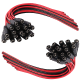 DC Power Pigtail Cable Plug 18AWG 2.1mm x 5.5mm 12V 5A Female Connector Pack Lot