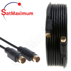 S Video Cable 4 Pin M/M SVHS Male to Male S-Video Cord 6ft 12ft 25ft 50ft  - LOT