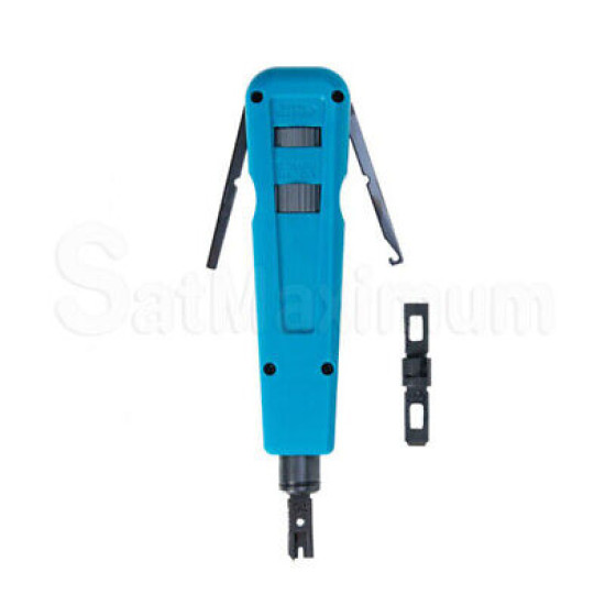 Impact Punch Down Tool 110/66 Blade Network Cable Cat5 Cat6 Patch Panel Jack