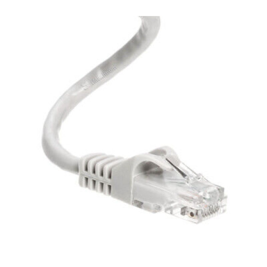 CAT6e/CAT6 Ethernet LAN Network RJ-45 Patch Cable White 1.5FT-20FT Multipack LOT