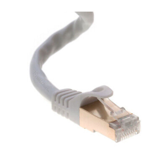 Cat7 S/FTP Ethernet Network Cable High Speed LAN Patch Cord Gray 6f-20ft- LOT