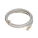 Cat7 S/FTP Ethernet Network Cable High Speed LAN Patch Cord Gray 6f-20ft- LOT