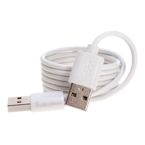 USB 2.0 Cable White Type Male to Male High-Speed Charger Data Transfer Cord Lot