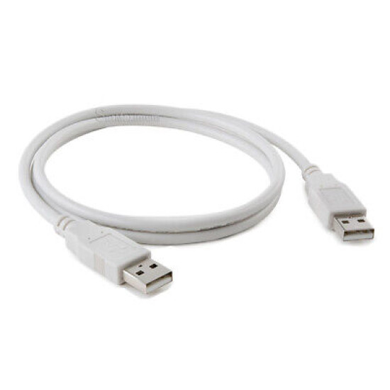 USB 2.0 Cable White Type Male to Male High-Speed Charger Data Transfer Cord Lot
