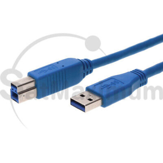 3Ft USB 3.0 Cable A-Male/B-Male Super High Speed Printer Camera Hard Drive Cord