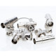 BNC Connector Male Female Coupler RCA Adapter for Coaxial Cable - LOT