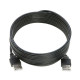 USB 2.0 Cable Black Type A Male to A Male High-Speed Data Transfer Charger Cord