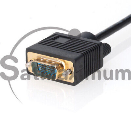 VGA/SVGA Cable 3FT Male to Male Monitor TV Video Wire 15 PIN Cord