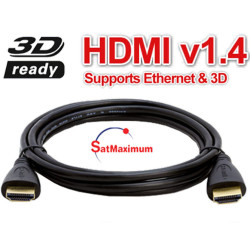 SatMaximum 12FT HDMI Cable for Bluray 3D Dvd Ps3 Hdtv Xbox Lcd High Speed Cord