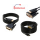 DVI-D to HDMI Video Cable Dual Link 24+1 TV PC Monitor Display Cord 1.5-50FT LOT