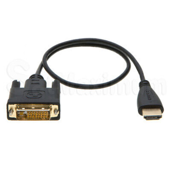 DVI-D to HDMI Video Cable Dual Link 24+1 TV PC Monitor Display Cord 1.5-50FT LOT