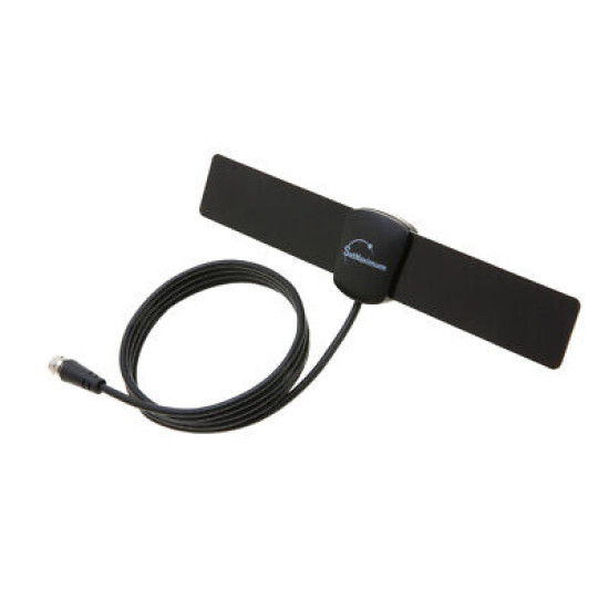 Digital Indoor TV Antenna Black 25 Miles Ultra-Thin Mini HDTV VHF UHF Multi LOT