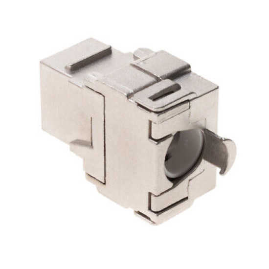 Cat6A RJ45 Network Keystone Jack Shielded Toolless 360 Degree FTP Multi-Pack LOT