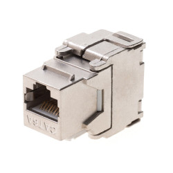 Cat6A RJ45 Network Keystone Jack Shielded Toolless 360 Degree FTP Multi-Pack LOT
