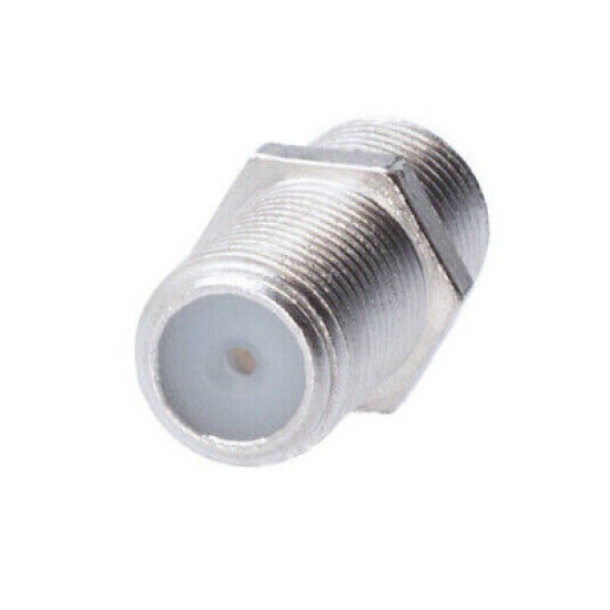 RG6 RG59 F-Type Female to Female Coaxial Coupler F81 Barrel Coax Adapter - LOT