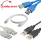 USB 2.0/3.0 Data Cable A-Male to A-Male High Speed Charger Cord Multpack LOT
