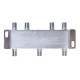 6-Way Coaxial Cable Splitter 5-2300 MHz for RG6 RG59 TV Antenna Multi-Pack LOT