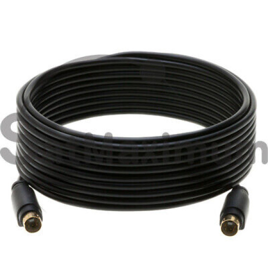 S-Video Male to Male 25FT Cable 4-Pin SVHS DVD HDTV VCR Plug & Play Cord