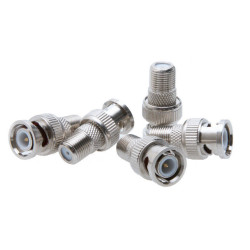 BNC Male to F-Type Female Coaxial Cable Adapter Converter Connector Multi LOT