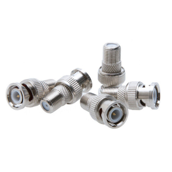 BNC Male to F-Type Female Coaxial Cable Adapter Converter Connector Multi LOT