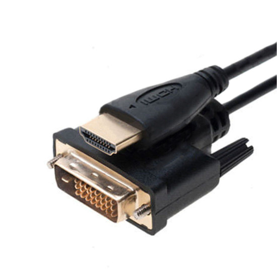 DVI-D to HDMI 3FT Video Cable Dual Link 24+1 TV PC Monitor Display Cord