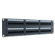 Cat6 UTP Patch Panel 48 Ports 110Type RJ45 Ethernet LAN Network Rack Wall Mount