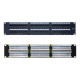 Cat6 UTP Patch Panel 48 Ports 110Type RJ45 Ethernet LAN Network Rack Wall Mount