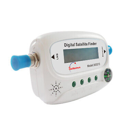 Digital Satellite Signal Finder Strength Meter LED Display Buzzer with Compass