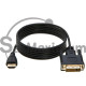 DVI-D to HDMI 6FT Video Cable Dual Link 24+1 TV PC Monitor Display Cord