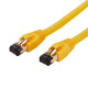 CAT8 Yellow SFTP Ethernet Cable 40Gbps 2GHz Copper LAN Wire 0.5FT-75FT Multi LOT