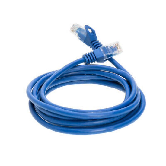 CAT5 Network Patch Cable RJ-45 Ethernet LAN Internet Cable Blue 1.5FT - 20FT LOT