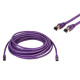 CAT8 Purple SFTP Ethernet Cable 40Gbps 2GHz Copper LAN Wire 0.5FT-75FT Multi LOT