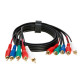 5 RCA Male to 5 RCA Male Audio Video Component Cable TV DVD Blu-ray Cord - LOT