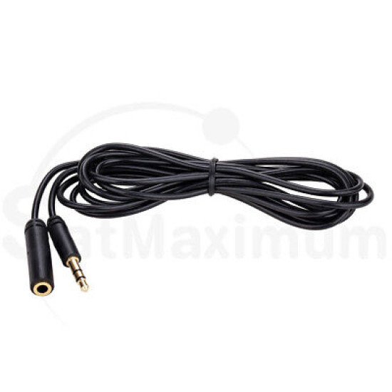 3.5mm 25ft Audio Male to Female Extension Cable  Stereo Headphone AUX Slim Cord