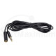 3.5mm 25ft Audio Male to Female Extension Cable  Stereo Headphone AUX Slim Cord
