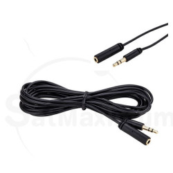 3.5mm 25ft Audio Male to Female Extension Cable  Stereo Headphone AUX Slim Cord