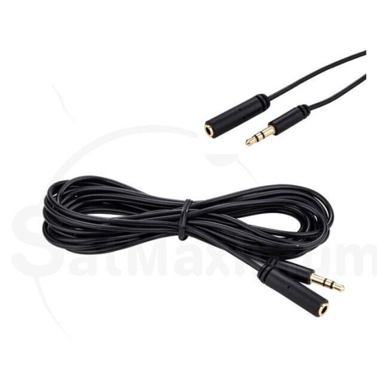 3.5mm 25ft Audio Male to Female Extension Cable  Stereo Headphone AUX Slim Cord