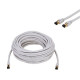 CAT8 Ethernet Cable Super Speed 40Gbps LAN Wire White 0.5FT- 75FT Multipack LOT