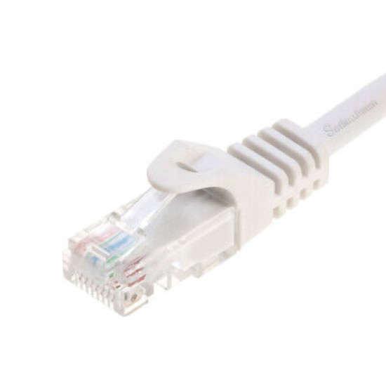 CAT6e/CAT6 Ethernet Network Patch Cable 550MHz LAN Cable White 25FT- 200FT LOT