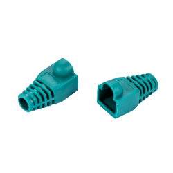 RJ45 Green Strain Relief Boot End Cap for Cat5/5e Cat6 Ethernet Cable Plug Lot