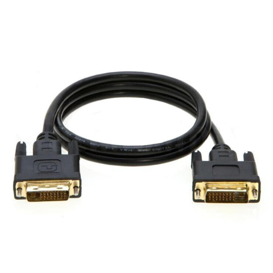 DVI-D to DVI-D Male 3ft Cable Dual Link 24+1 Pin HDTV, PC, Monitor Cord