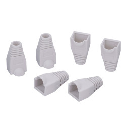 RJ45 Boot End Cap White for Cat5 Cat5e Cat6 Ethernet Cable Modular Plug LOT
