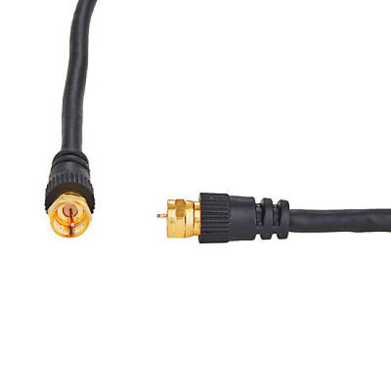 RG6 DUAL QUAD Shield Coaxial Cable for TV Antenna Satellite Coax 3ft - 100ft Lot