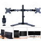 SatMaximum Dual Monitor Desk Stand Adjustable Mount Tilt Computer Screens 10 27"