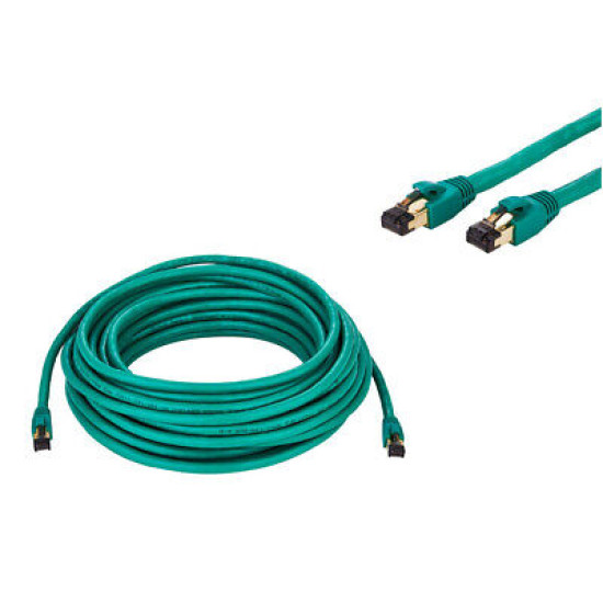 CAT8 Ethernet Cable Super Speed 40Gbps LAN Wire Green 0.5FT- 75FT Multipack  LOT