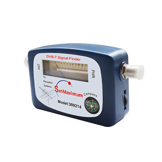 DVB-T Antenna Signal Finder Strength Meter HDTV Aerial Terrestrial with Compass
