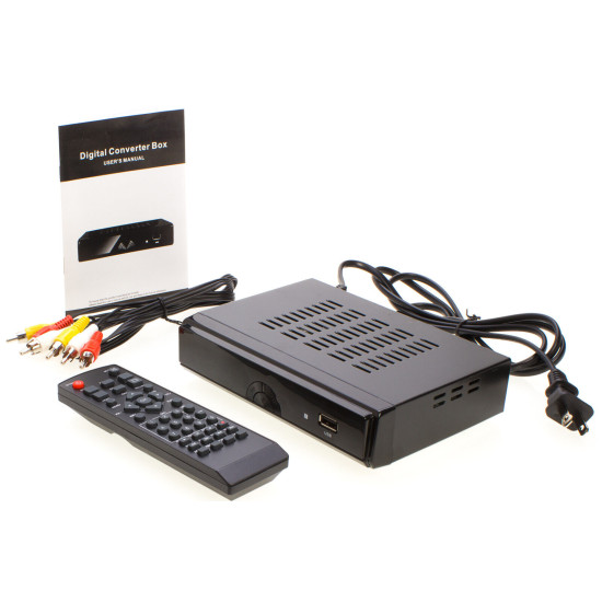 HDTV Digital Converter Box HDMI 1080p USB Media Player Live PVR Record Playback
